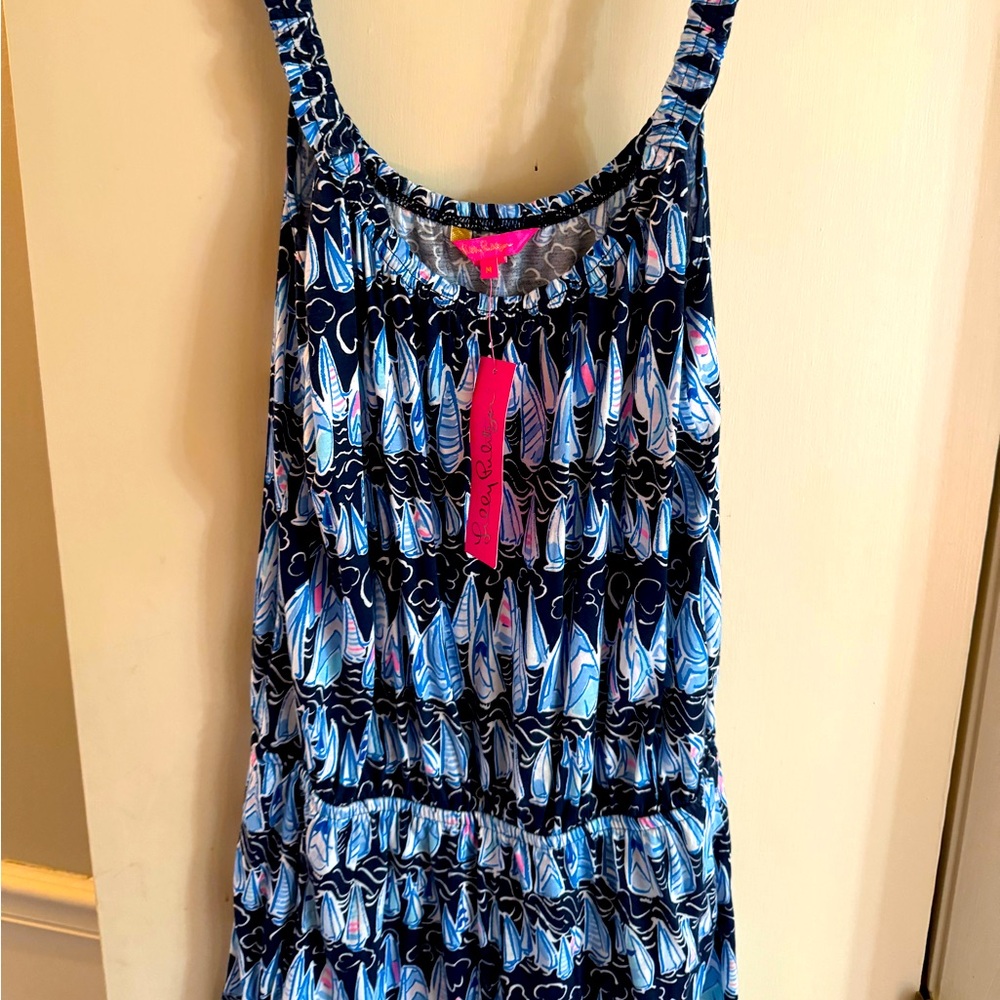 NWT Lilly Pulitzer Skort Romper Sails and Stripes